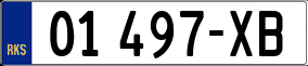 Truck License Plate